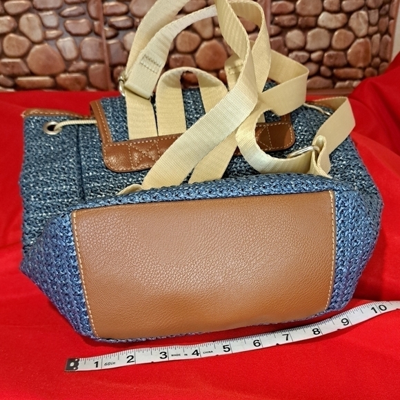 ✨️nwot ✨️Lily Bloom Woven Backpack Blue - Picture 7 of 8